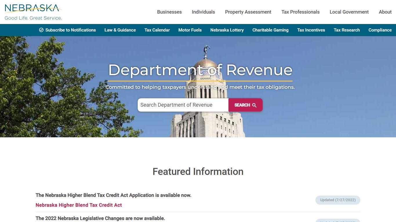 Nebraska Department of Revenue