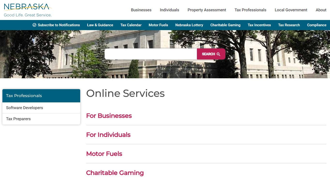 Online Services | Nebraska Department of Revenue